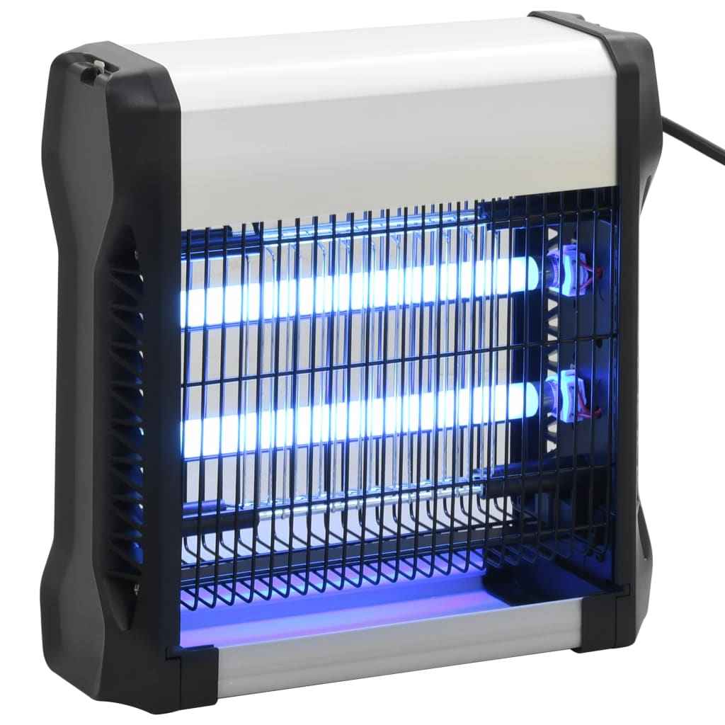 vidaXL Vliegendoder 40 W aluminium ABS zwart