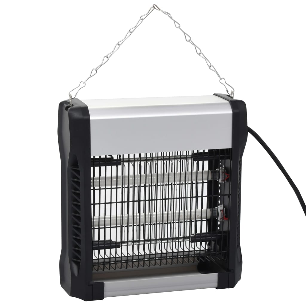 vidaXL Vliegendoder 40 W aluminium ABS zwart