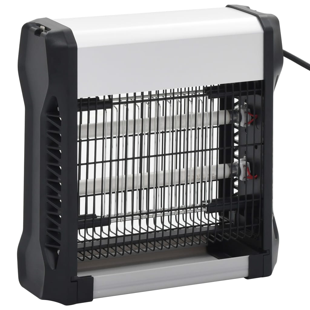 vidaXL Vliegendoder 40 W aluminium ABS zwart