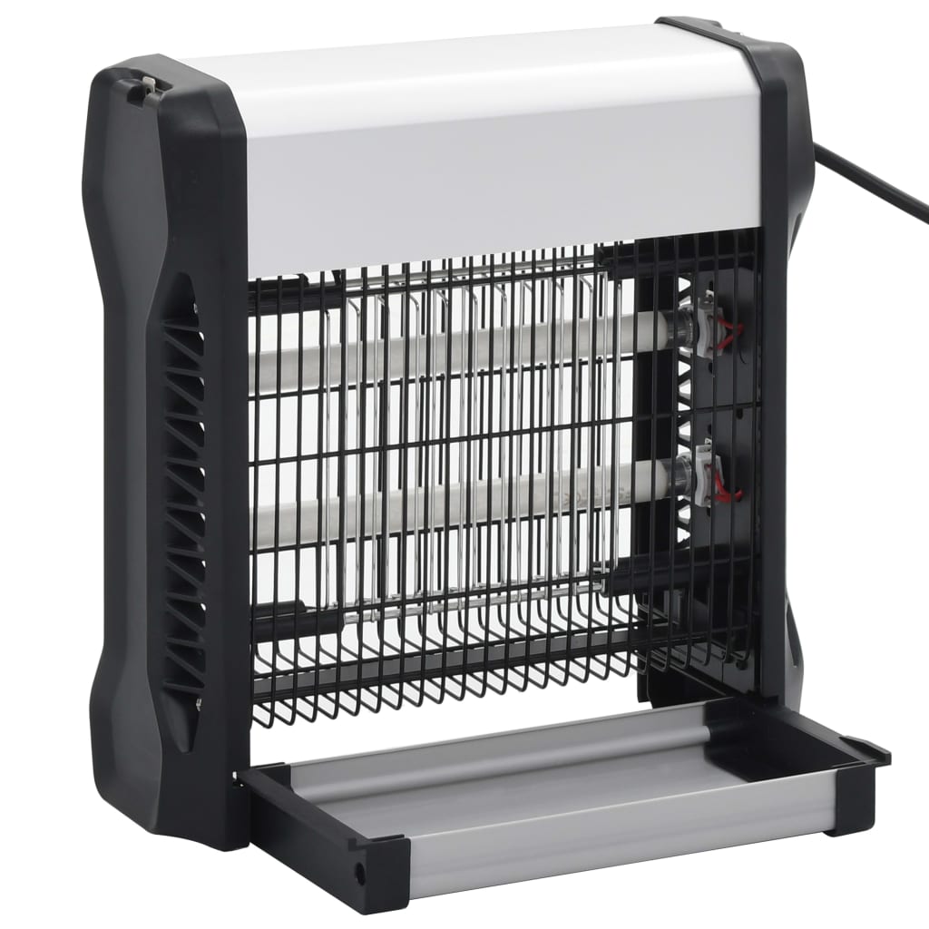 vidaXL Vliegendoder 40 W aluminium ABS zwart