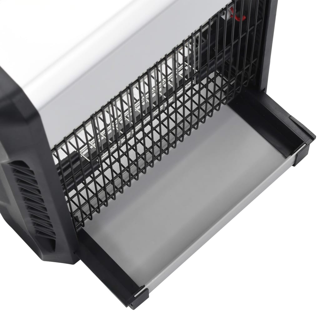 vidaXL Vliegendoder 40 W aluminium ABS zwart