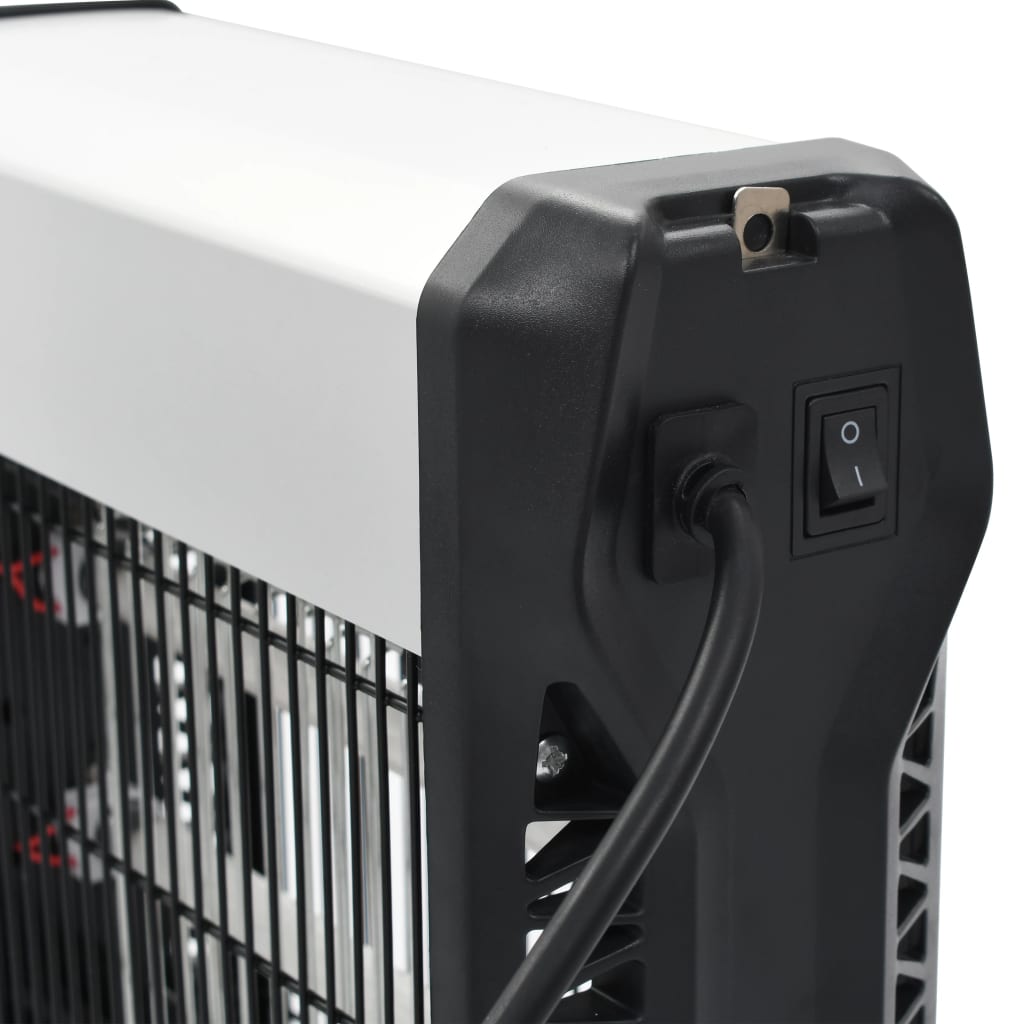 vidaXL Vliegendoder 40 W aluminium ABS zwart