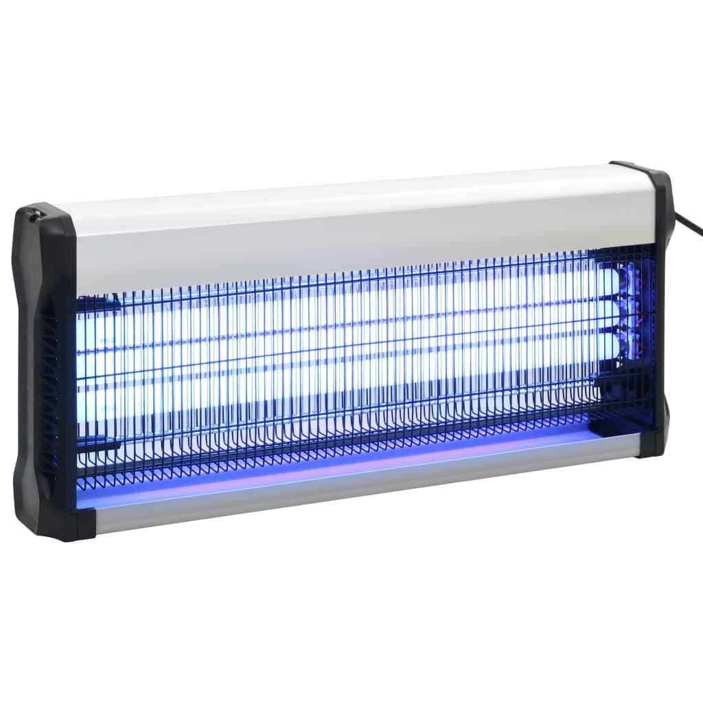 vidaXL Vliegendoder 40 W aluminium ABS zwart