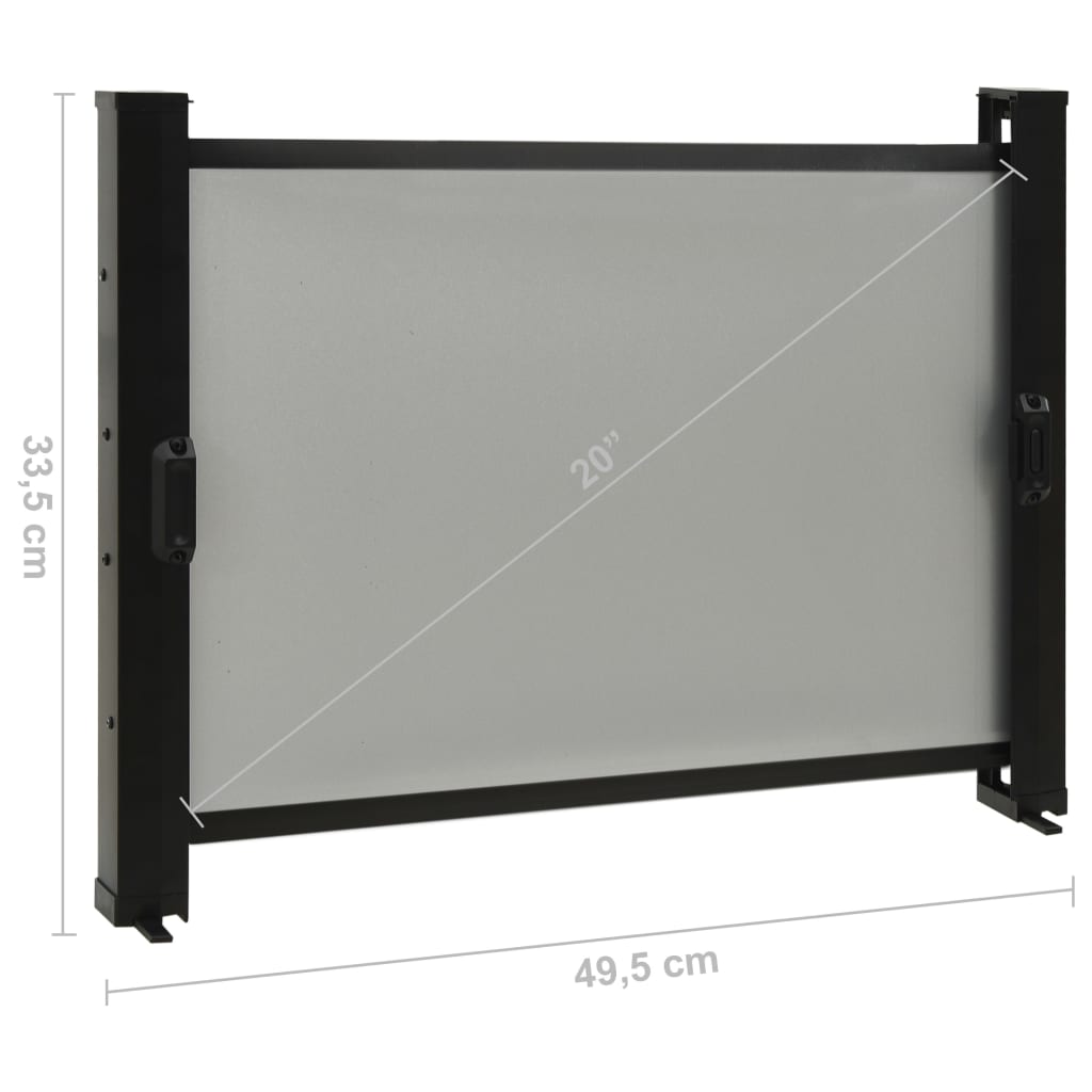 vidaXL Miniprojectiescherm 4:3 20''