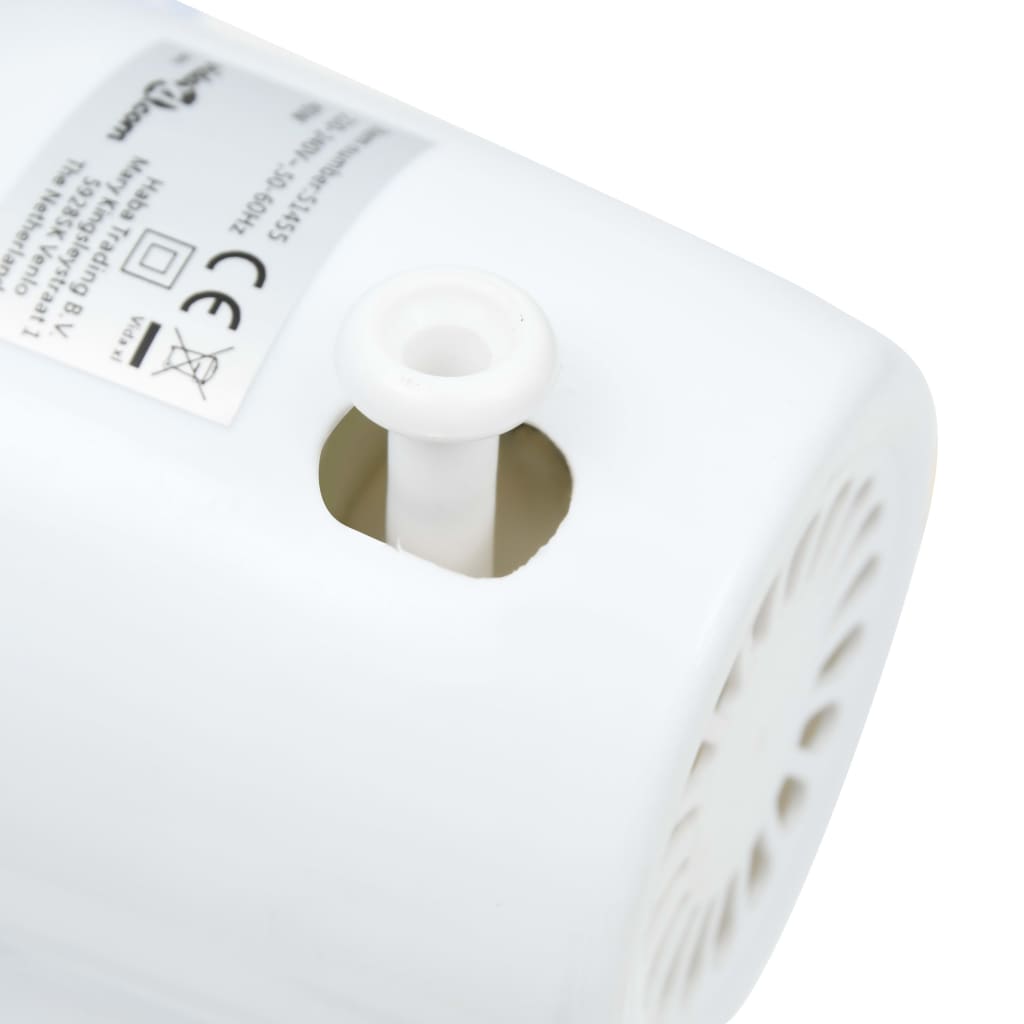 vidaXL Table fan 3 speeds 40 W 30 cm white