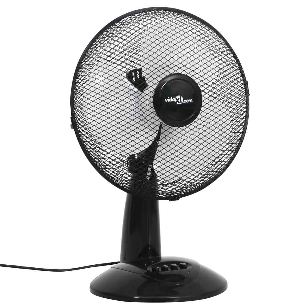 vidaXL Tafelventilator 3 snelheden 40 W 30 cm wit