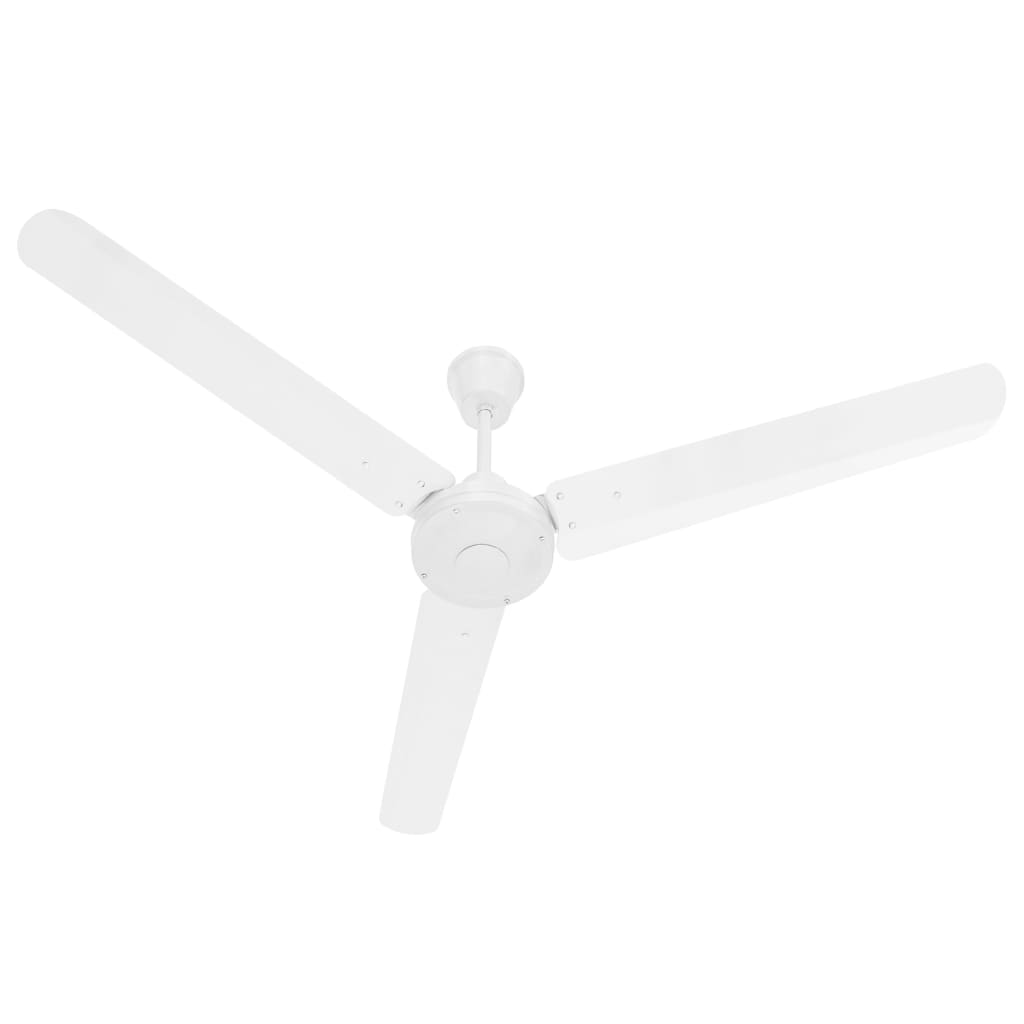 vidaXL Plafondventilator 142 cm wit