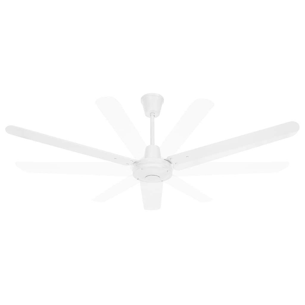 vidaXL Plafondventilator 142 cm wit