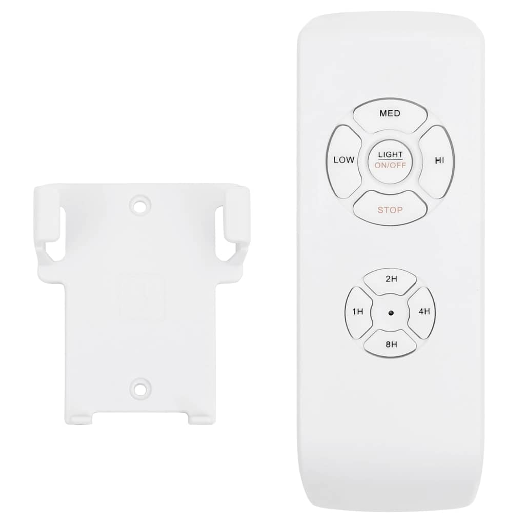 vidaXL Plafondventilator met lamp afstandsbediening 76 cm lichtbruin - Aashly