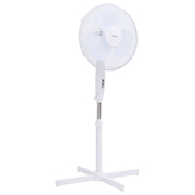 vidaXL Staande ventilator ø 40 cm 120 cm wit