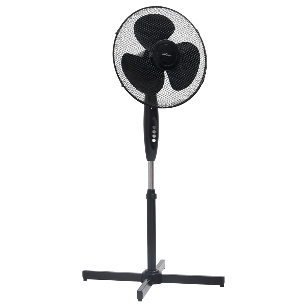 vidaXL Staande ventilator ø 40 cm 120 cm wit