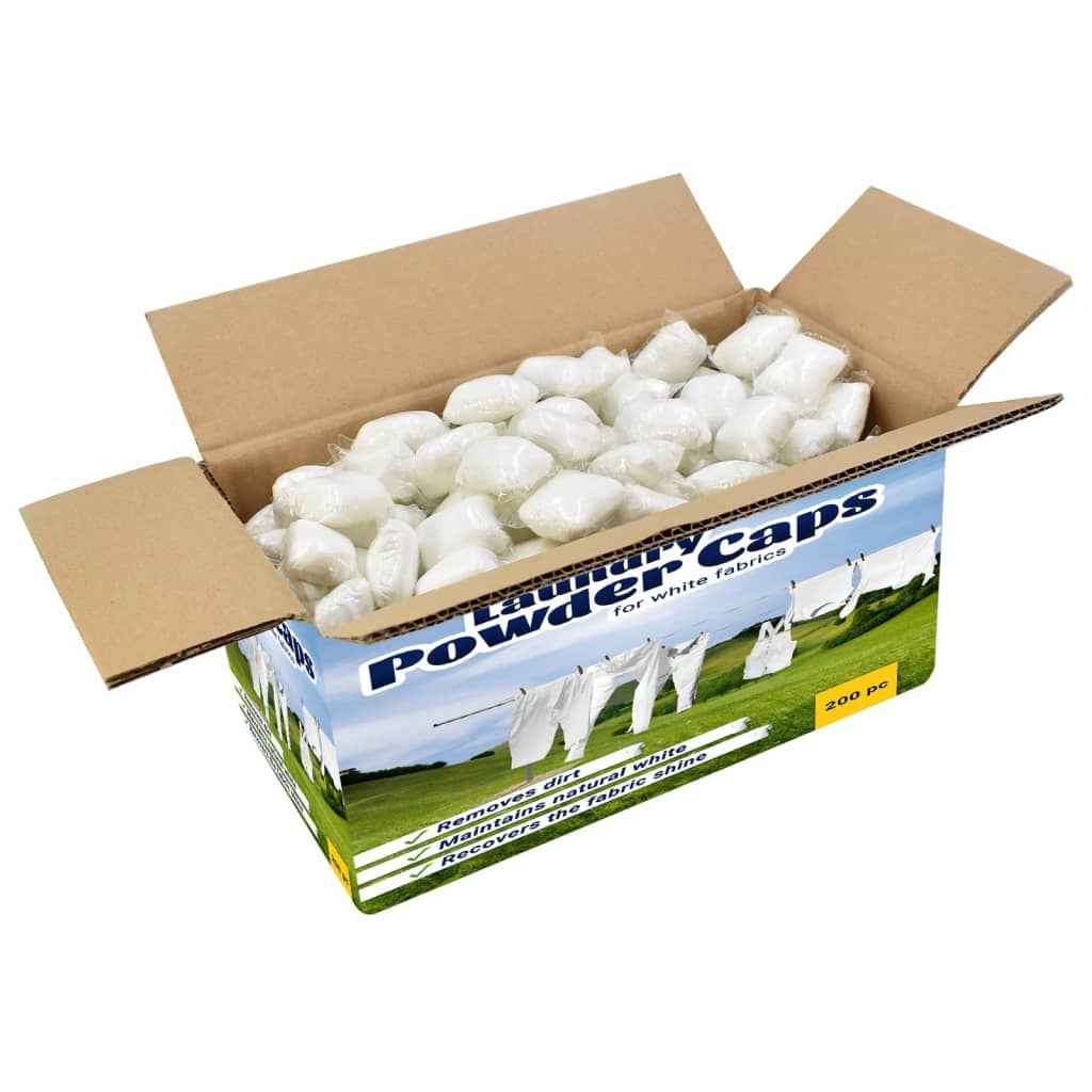 vidaXL Wascapsules 100 st alles-in-1 voor wit textiel