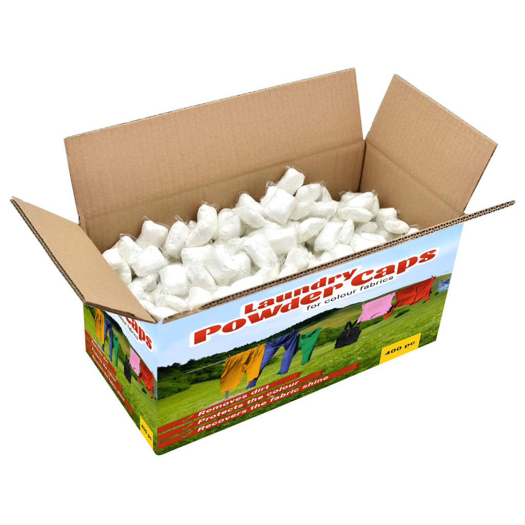 vidaXL Wascapsules 100 st alles-in-1 voor wit textiel