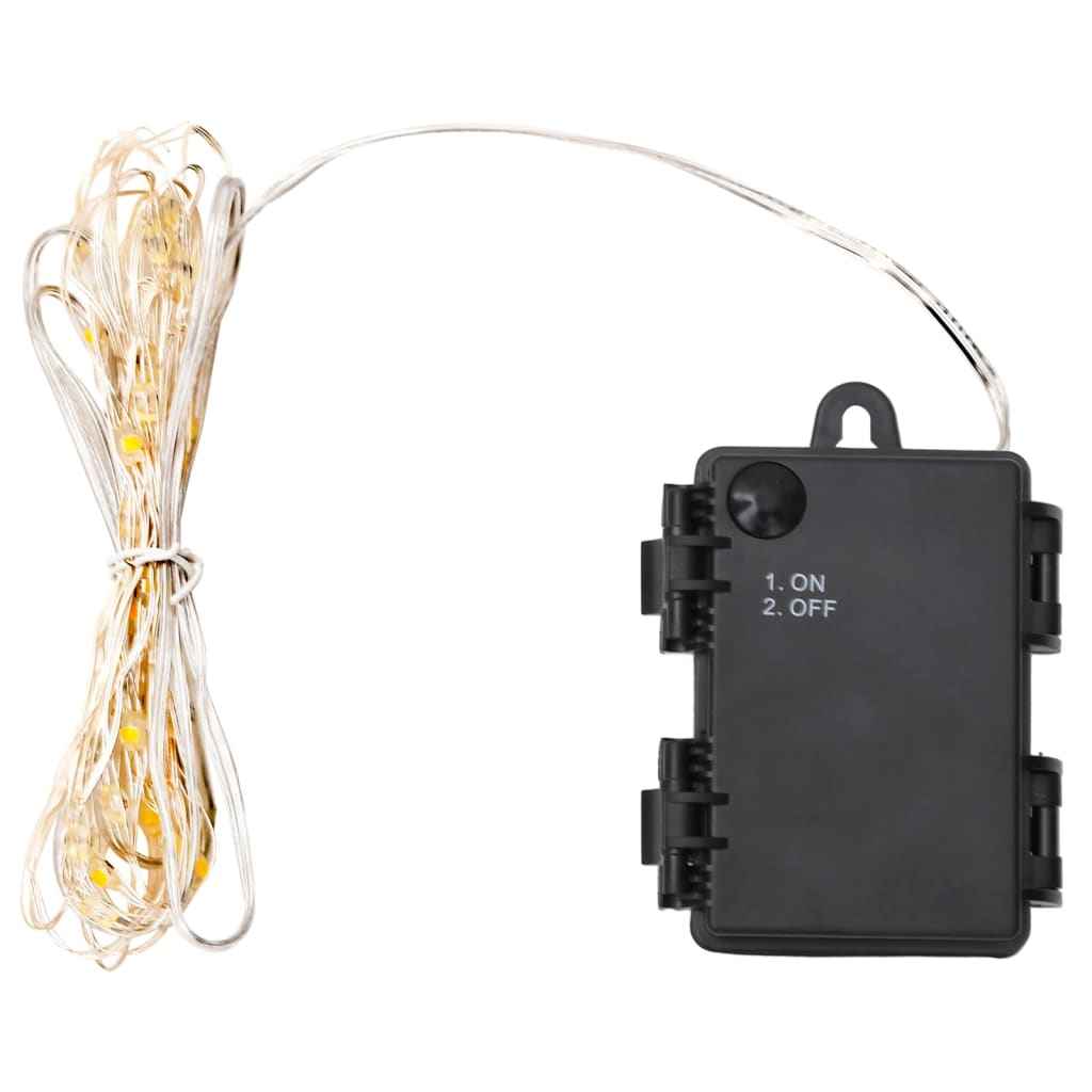 vidaXL Lichtslinger met 66 LED's en ventilator 660 cm