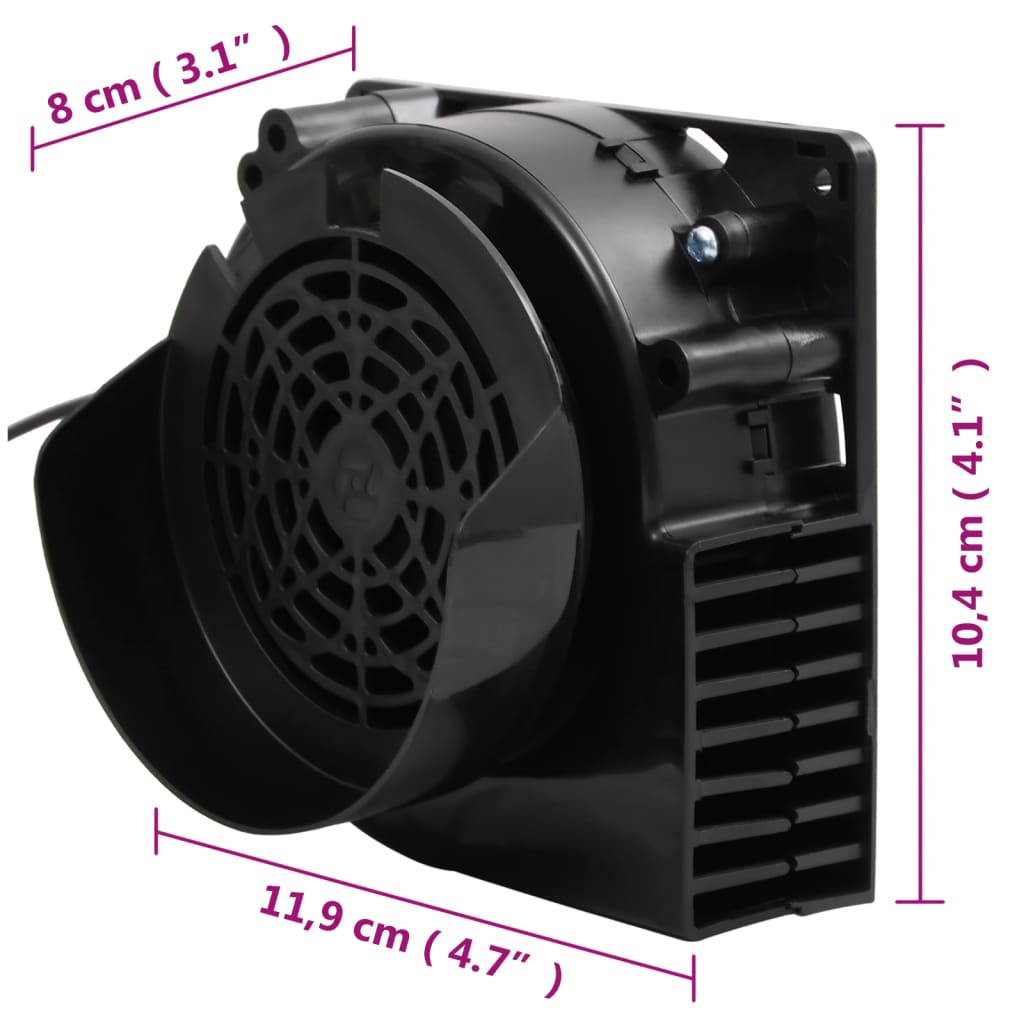 vidaXL Lichtslinger met 66 LED's en ventilator 660 cm