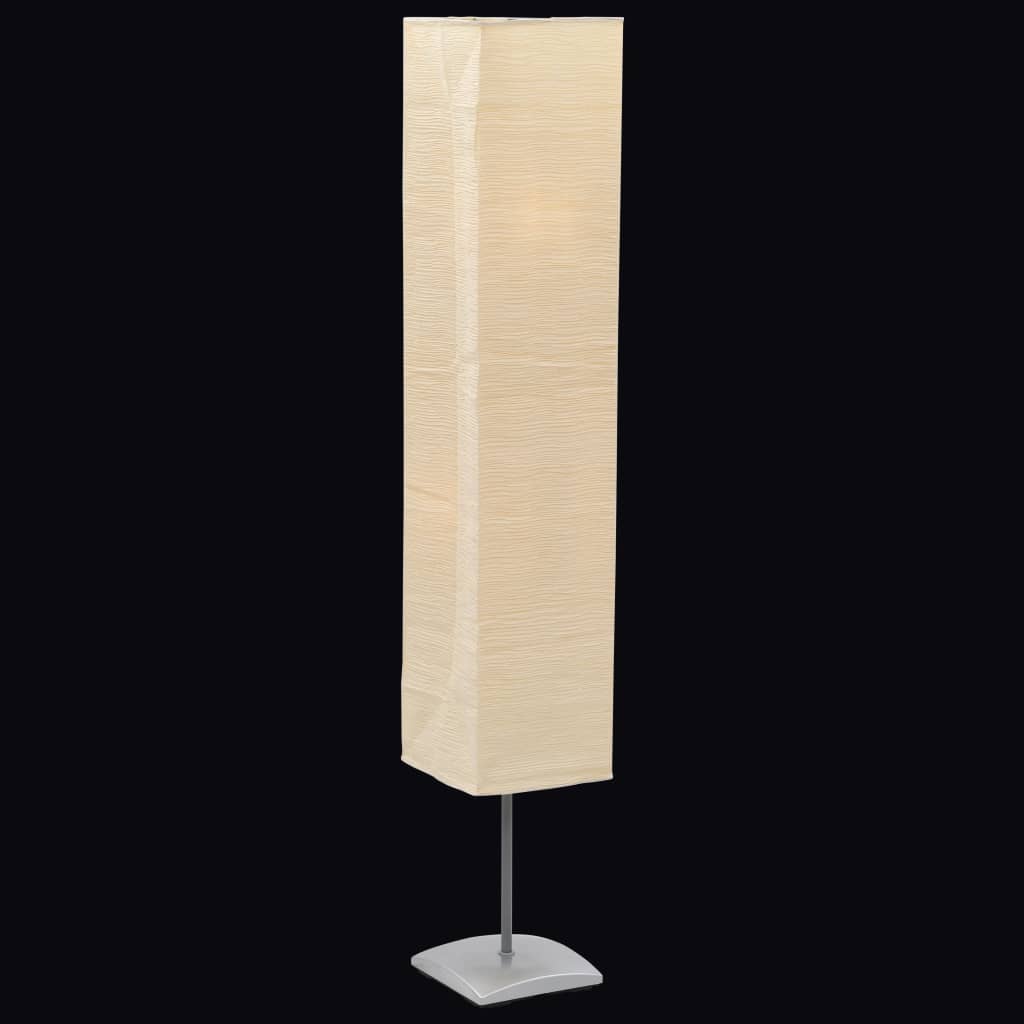 vidaXL Vloerlamp met stalen standaard 170 cm beige - Aashly