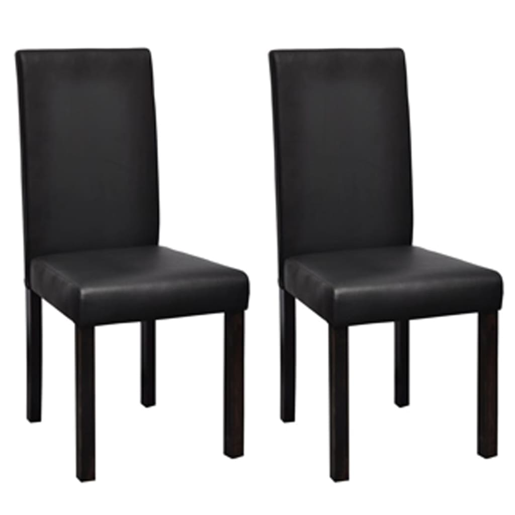 vidaXL Eetkamerstoelen 4 st kunstleer rood