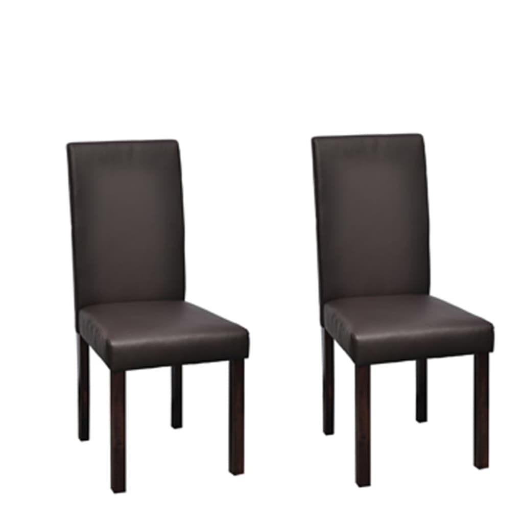 vidaXL Eetkamerstoelen 4 st kunstleer rood