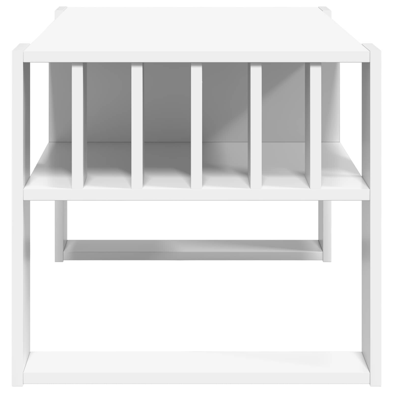 vidaXL Salontafel Wit 92 x 49,5 x 45 cm Bewerkt hout