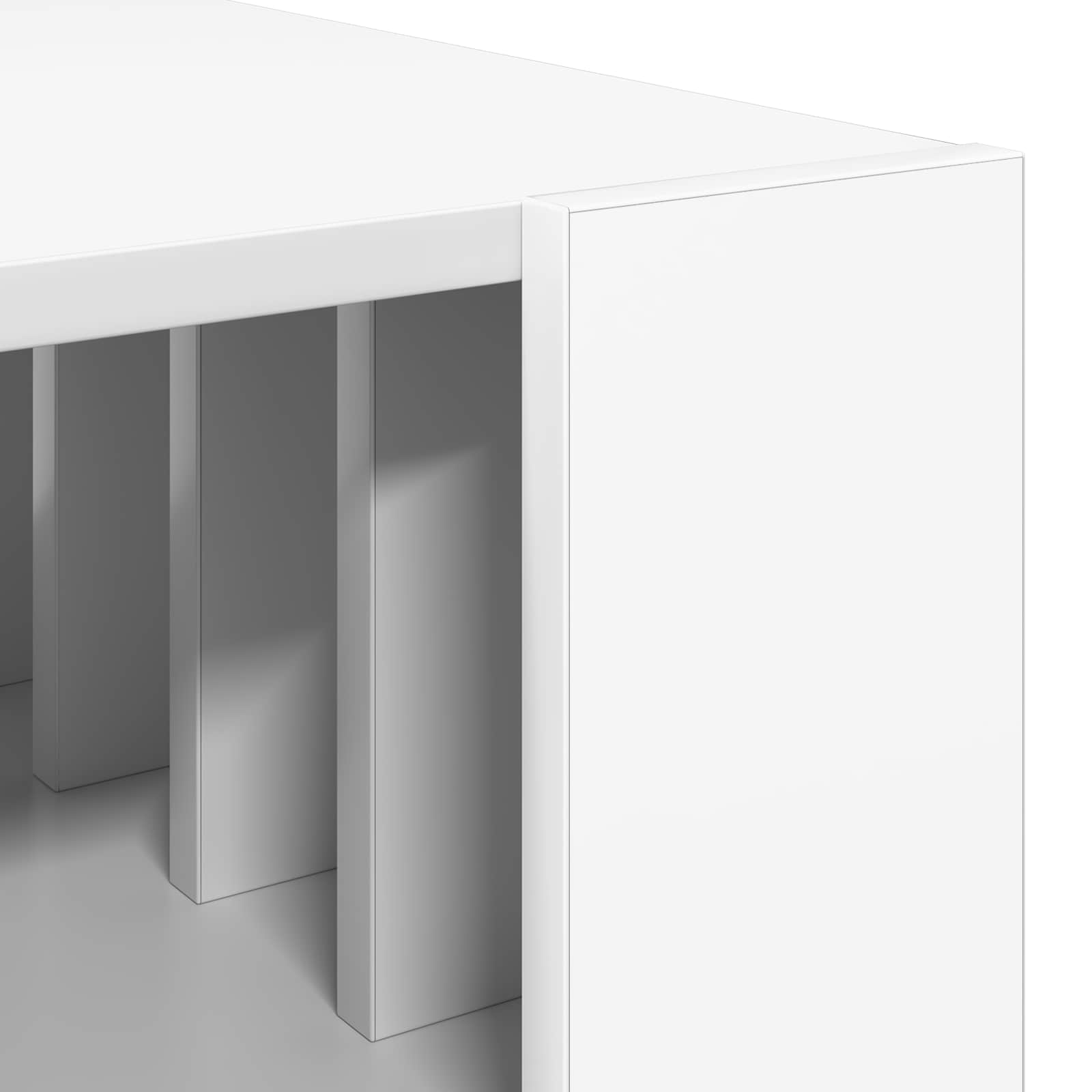 vidaXL Salontafel Wit 92 x 49,5 x 45 cm Bewerkt hout