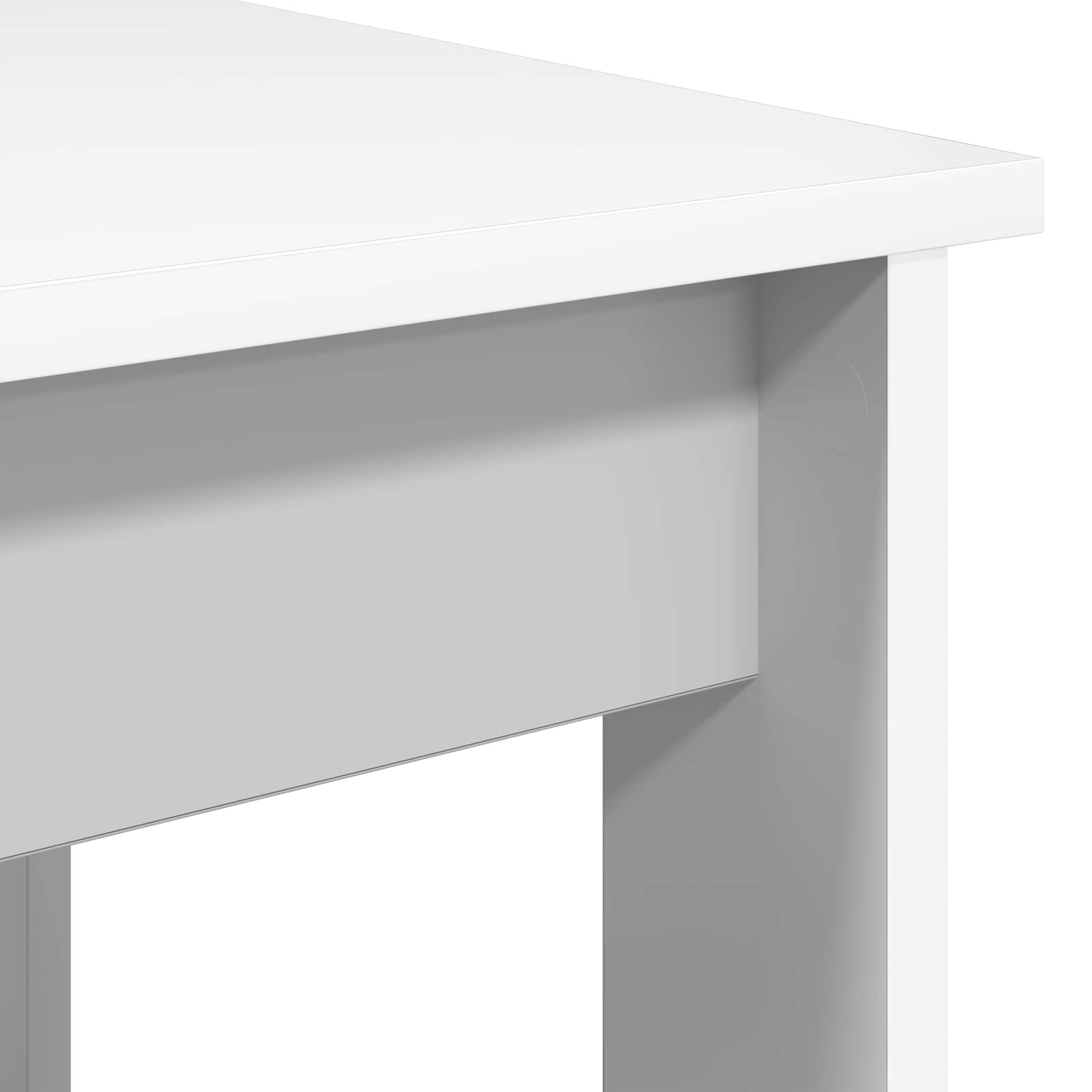 vidaXL Koffietafel Set 2 pcs Wit Bewerkt hout