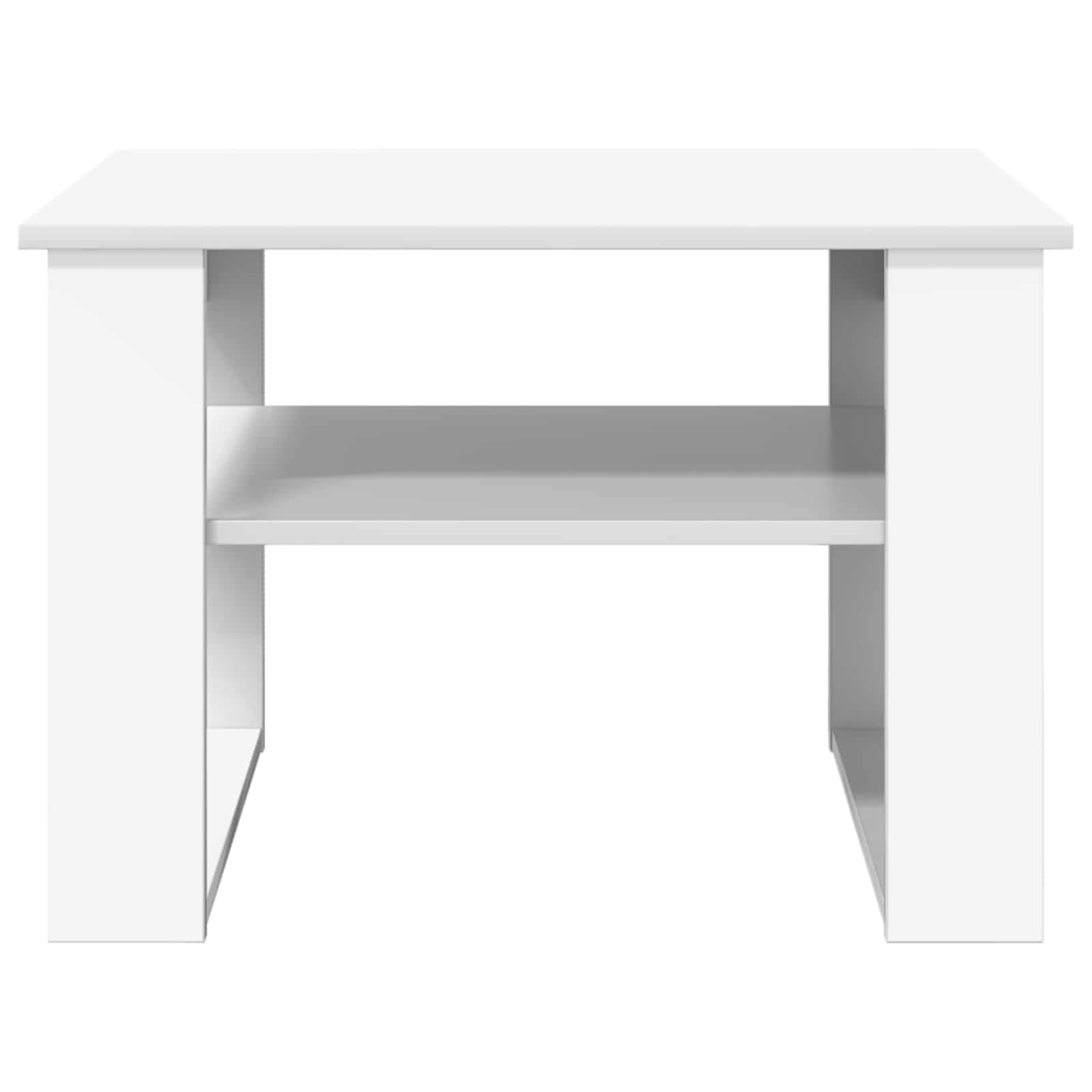 vidaXL Salontafel met opslag Wit 64 x 54 x 44 cm Bewerkt hout