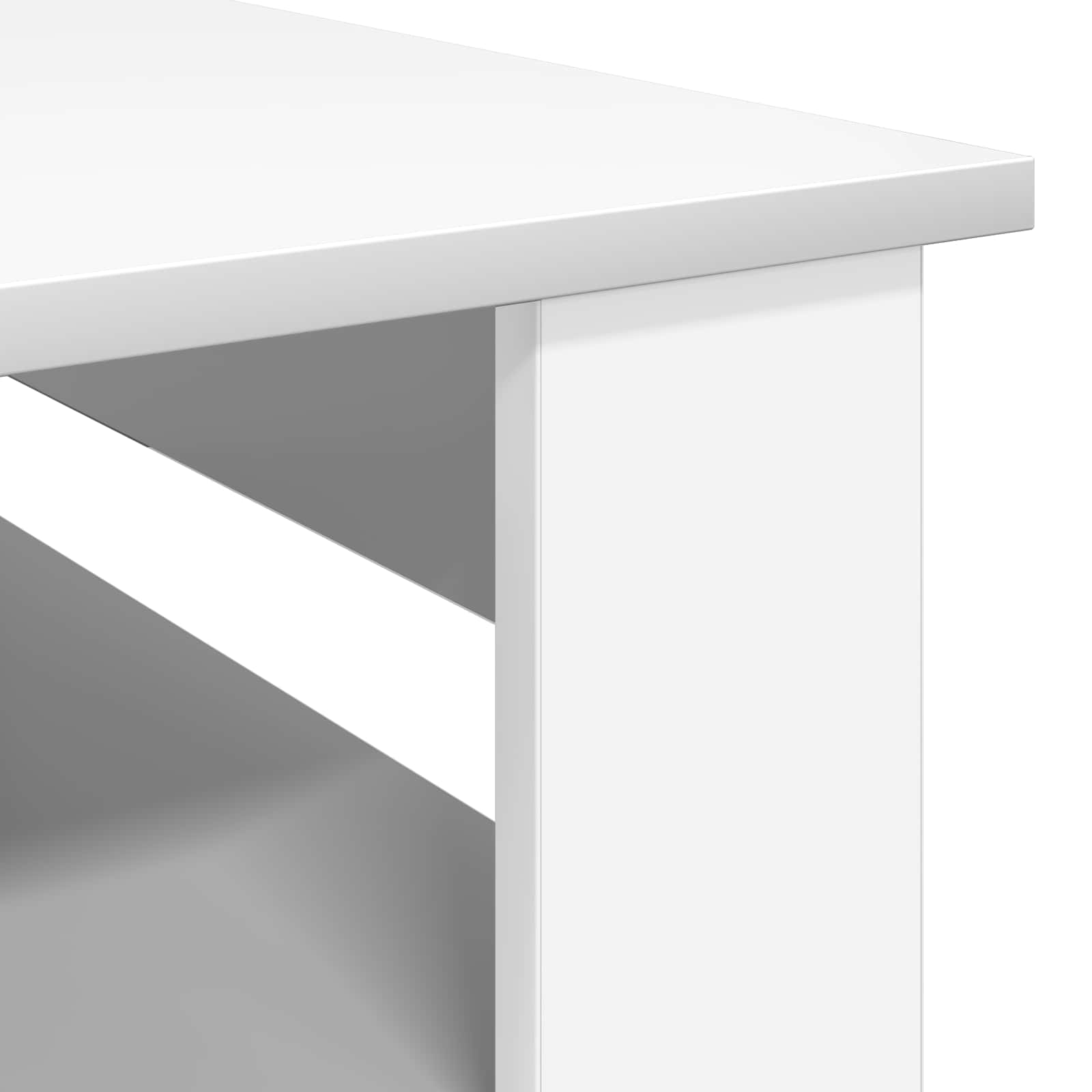 vidaXL Salontafel met opslag Wit 64 x 54 x 44 cm Bewerkt hout