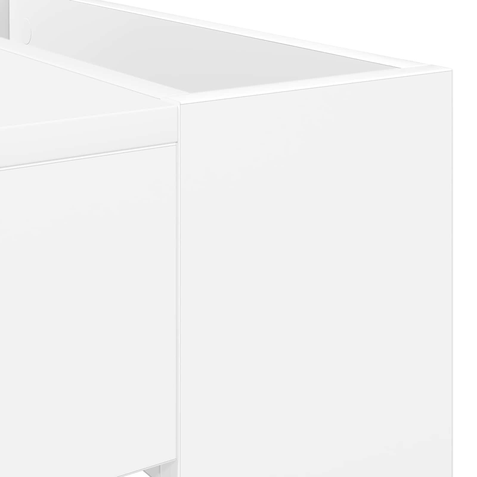 vidaXL Salontafel Wit 110 x 50 x 41 cm Bewerkt hout