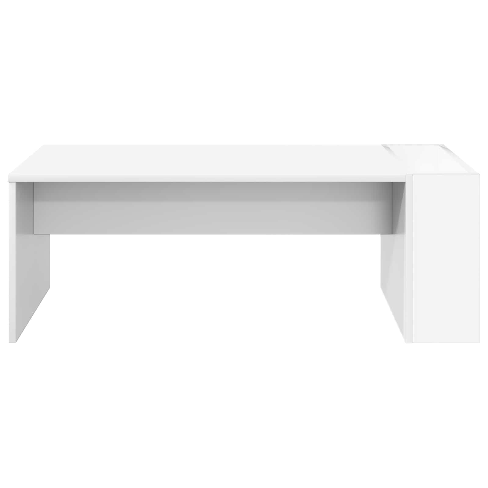 vidaXL Salontafel Wit 95 x 50 x 34 cm Bewerkt hout