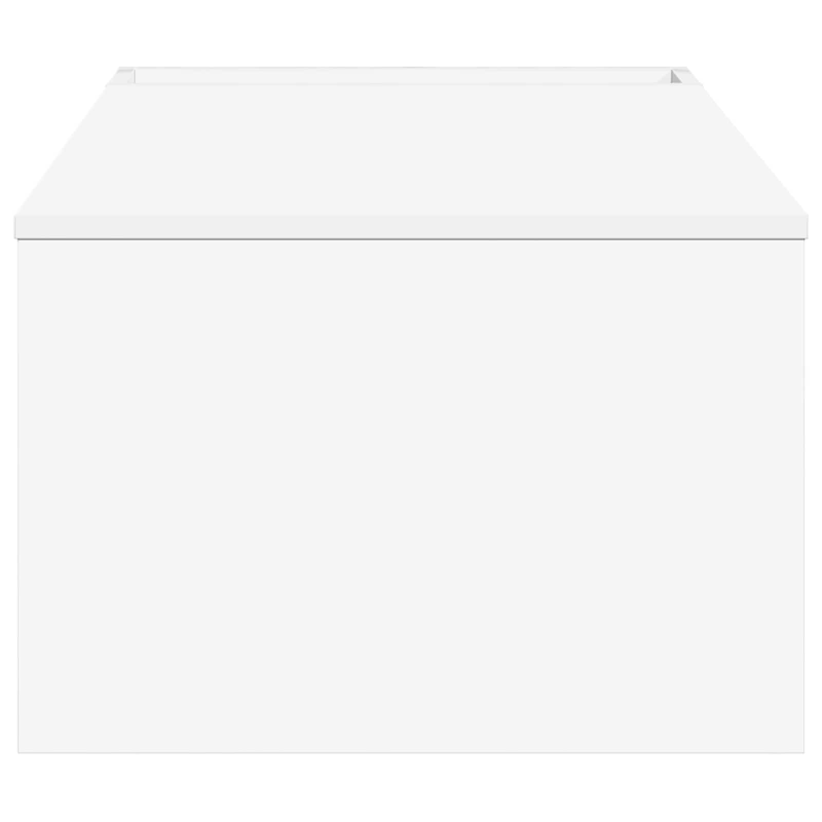 vidaXL Salontafel Wit 95 x 50 x 34 cm Bewerkt hout