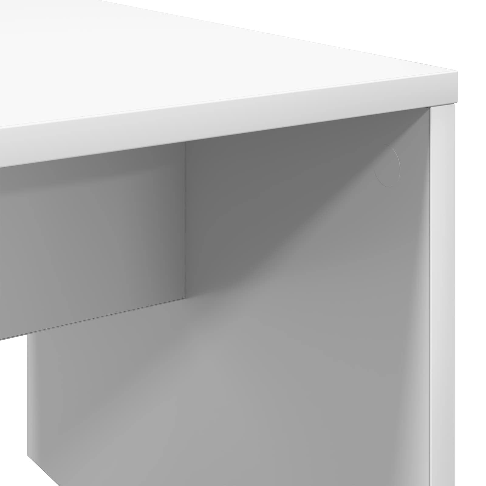 vidaXL Salontafel Wit 90 x 45 x 35 cm Bewerkt hout