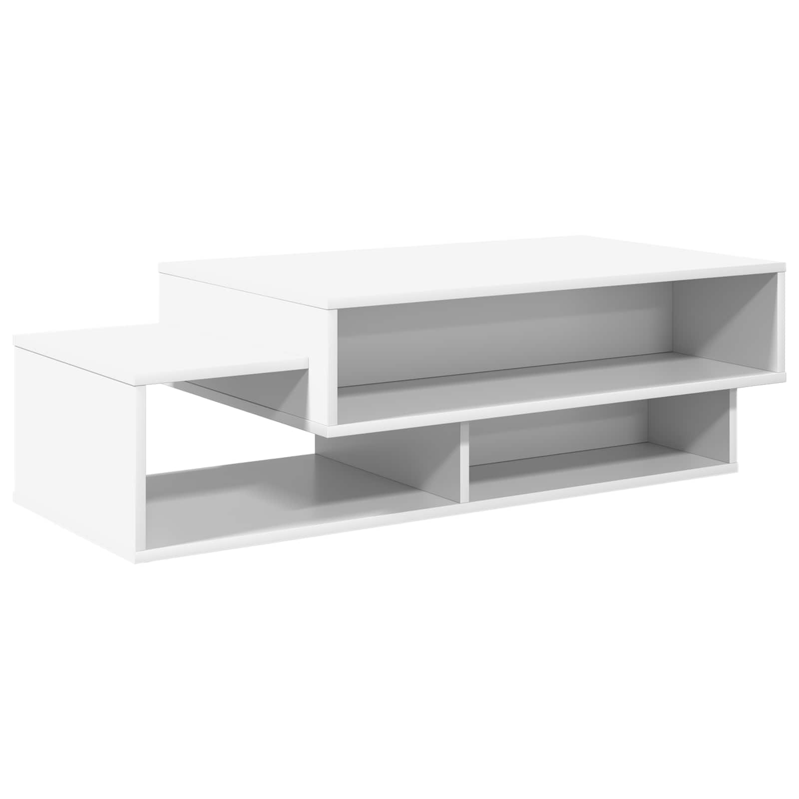 vidaXL Salontafel Wit 105 x 50 x 32,5 cm Bewerkt hout