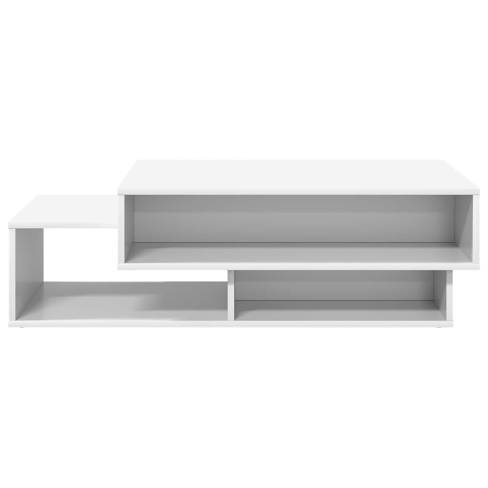 vidaXL Salontafel Wit 105 x 50 x 32,5 cm Bewerkt hout