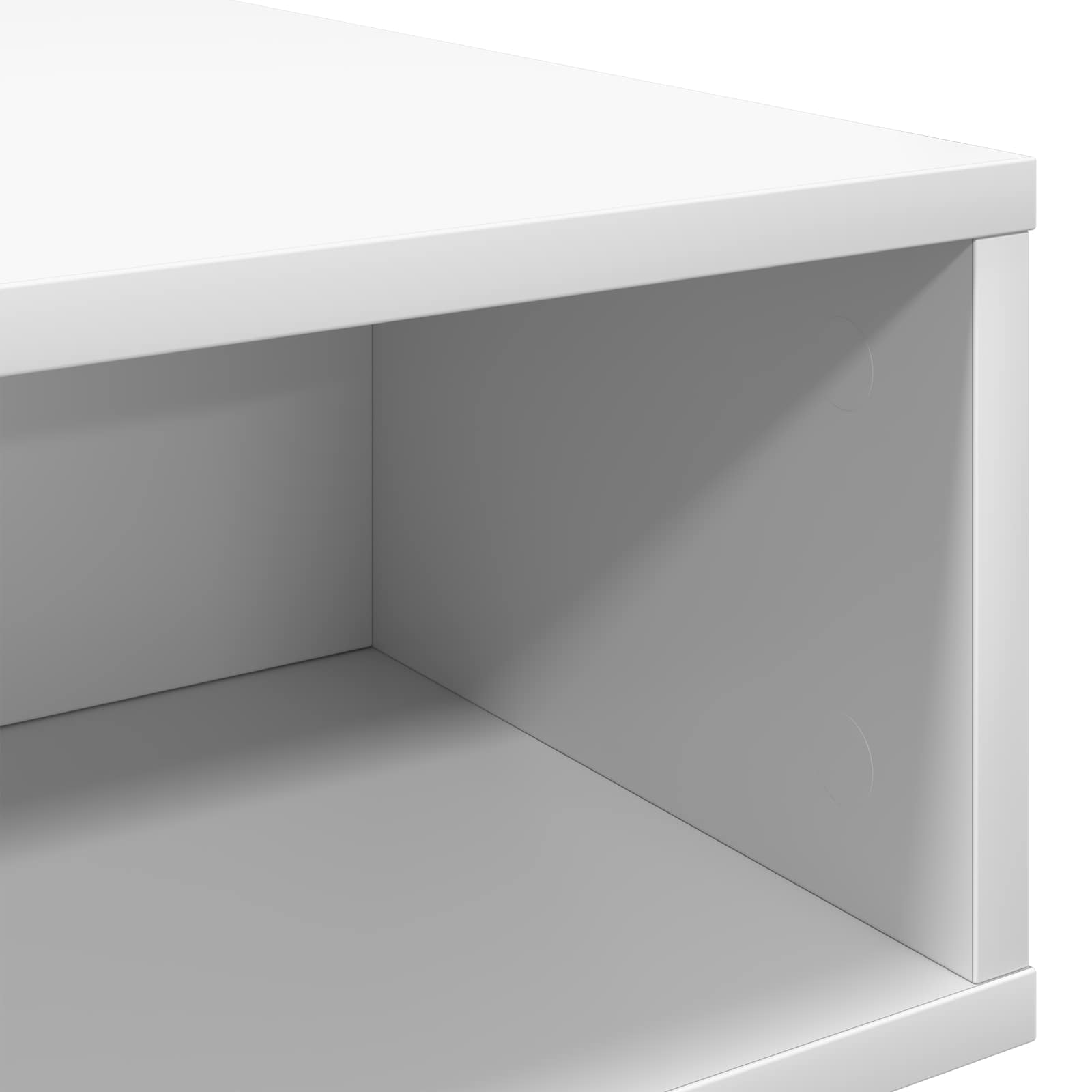 vidaXL Salontafel Wit 105 x 50 x 32,5 cm Bewerkt hout