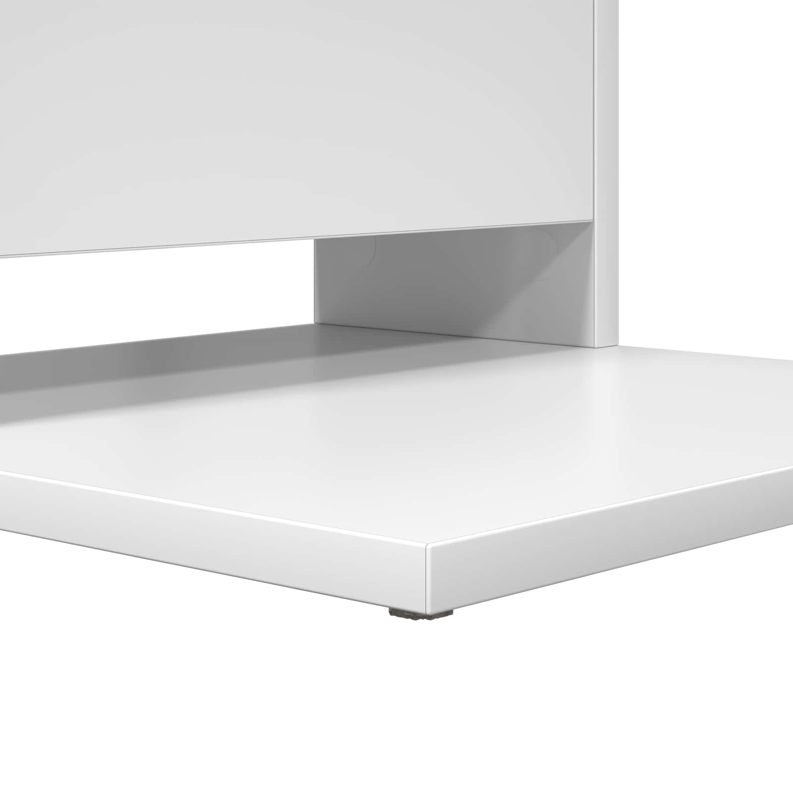 vidaXL Bijzettafel Wit 40 x 35 x 60,5 cm Bewerkt hout