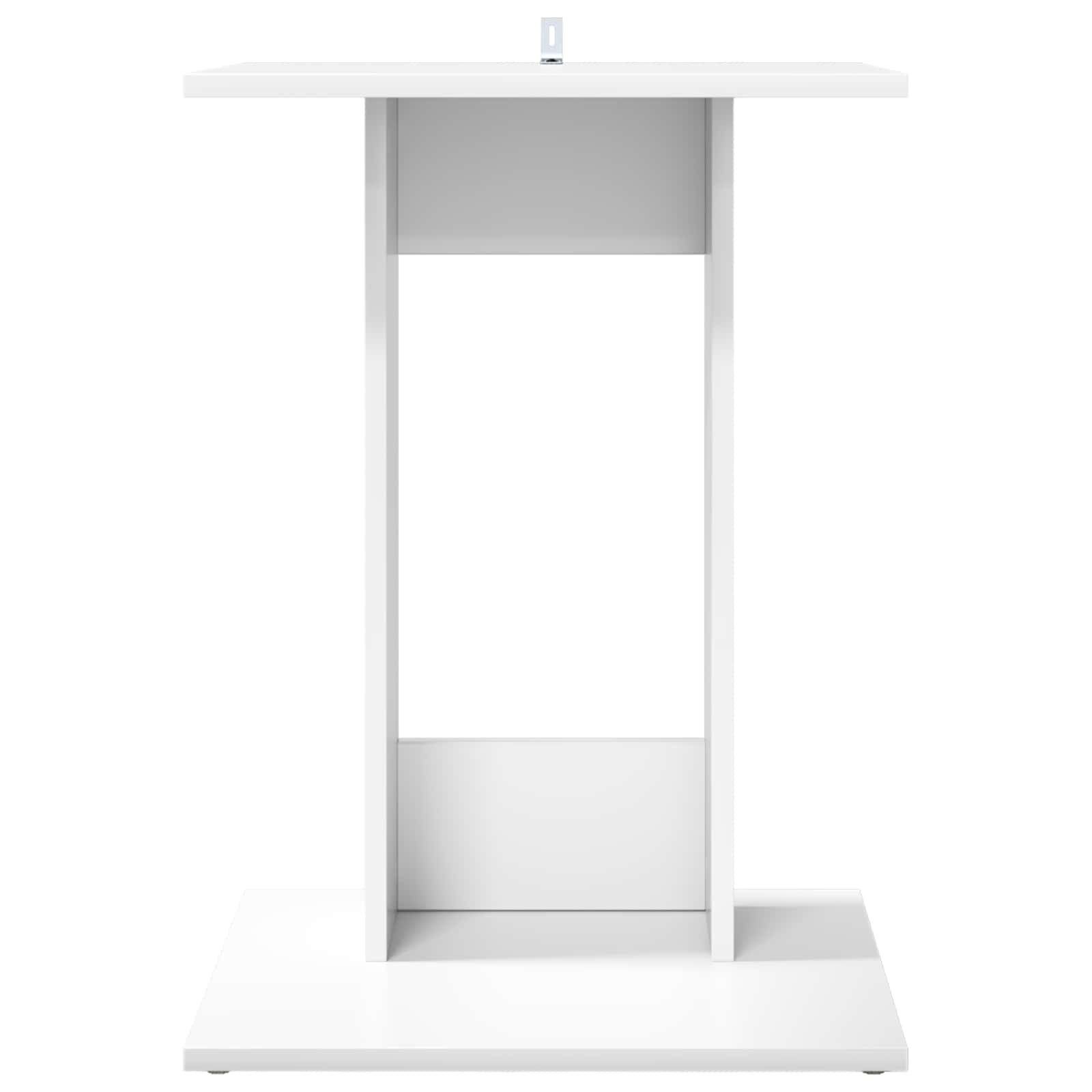 vidaXL Bijzettafel Wit 45 x 40 x 62,5 cm Bewerkt hout