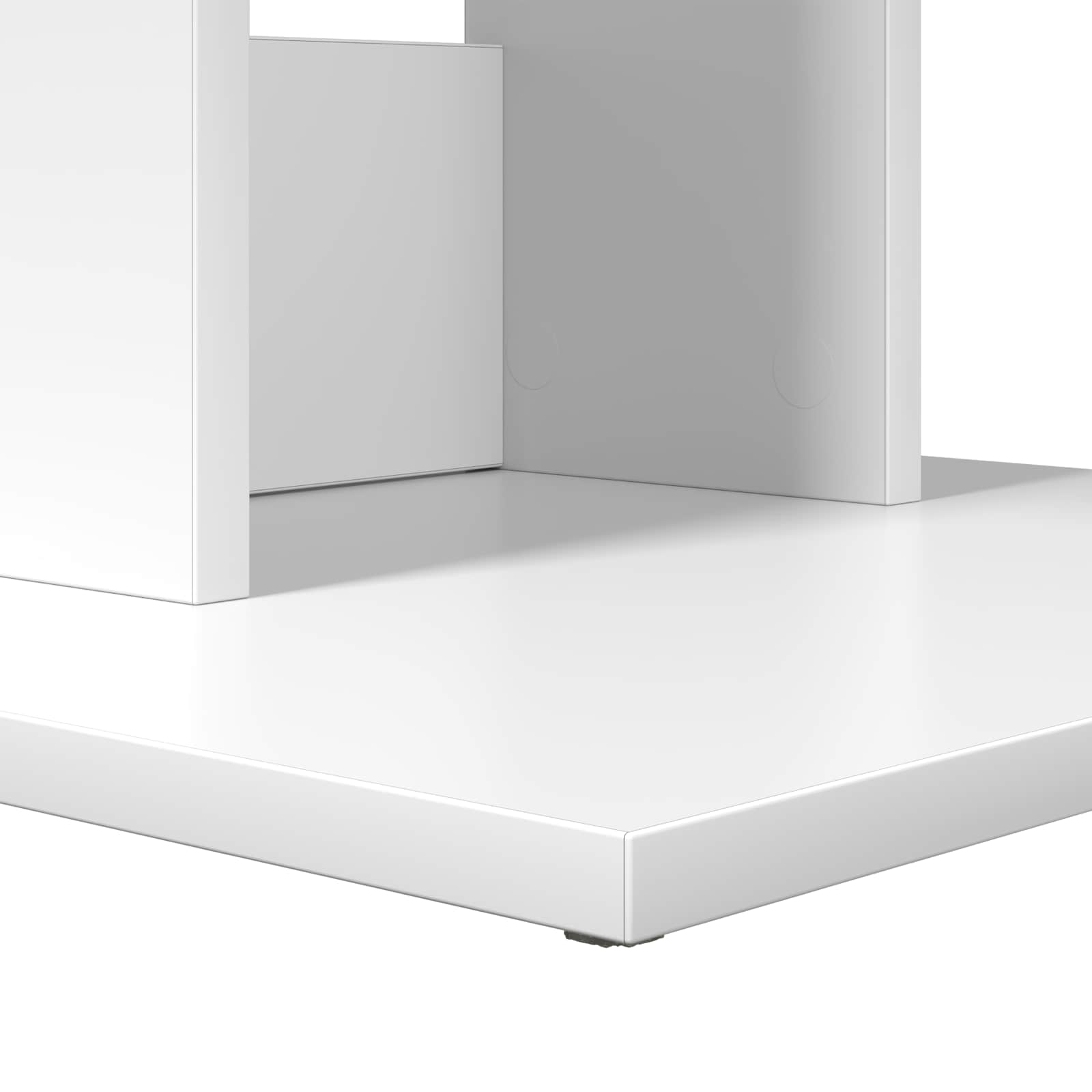 vidaXL Bijzettafel Wit 45 x 40 x 62,5 cm Bewerkt hout