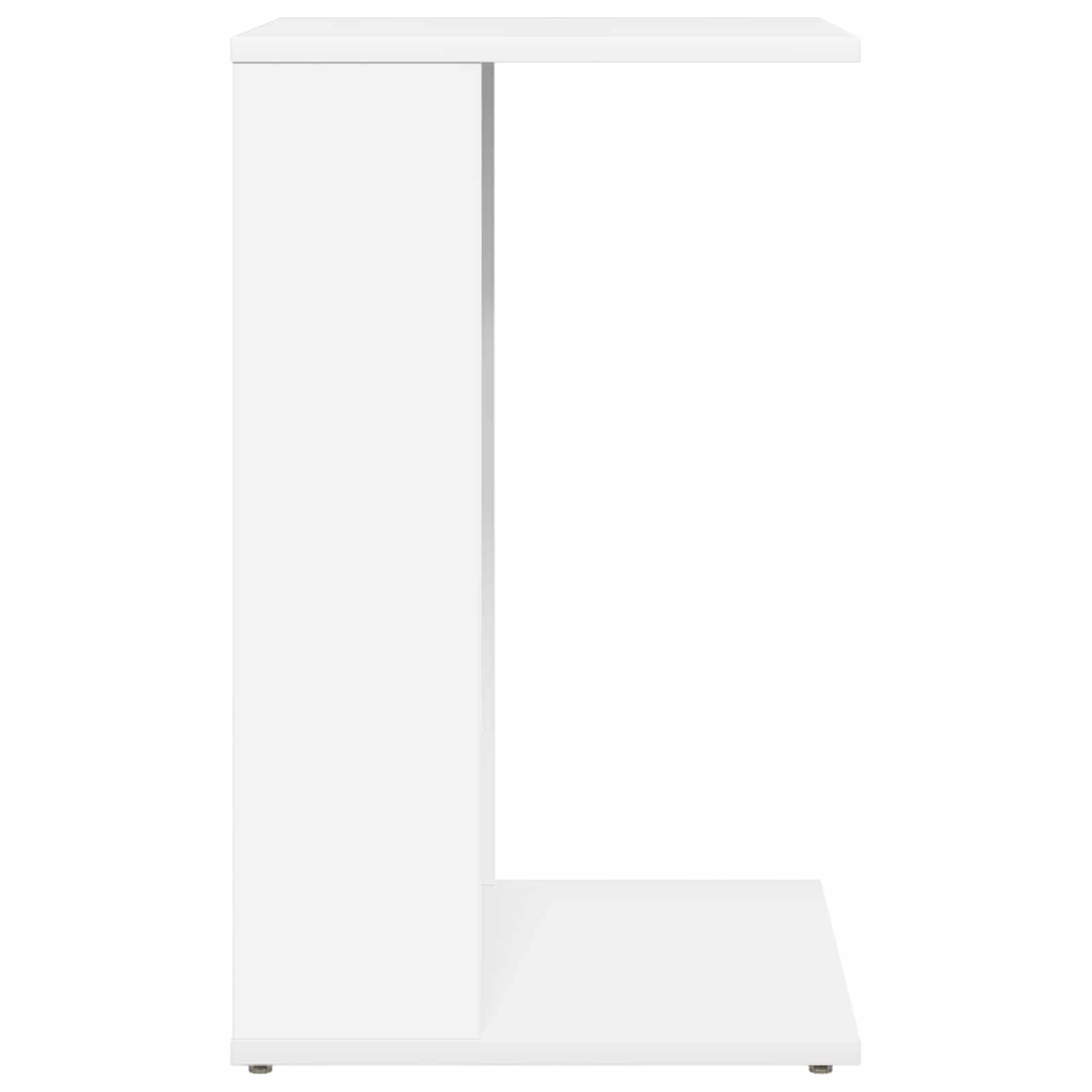 vidaXL Bijzettafel Wit 40 x 38 x 62,5 cm Bewerkt hout