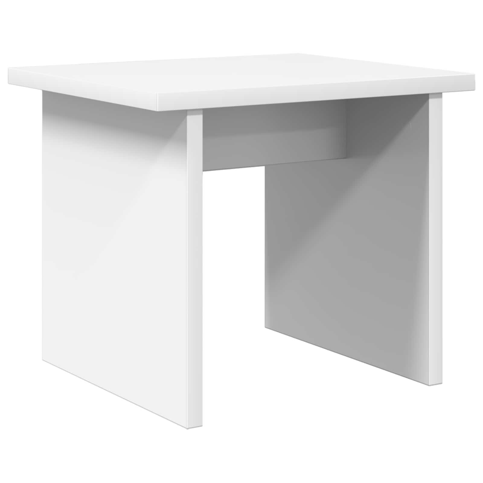 vidaXL Schoenenkast met plank met opslag 2 pcs Wit Bewerkt hout