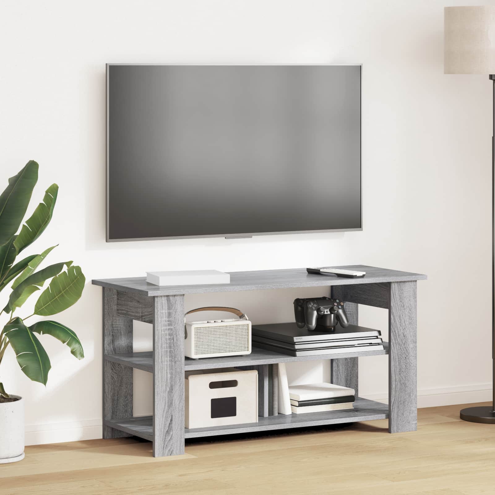 vidaXL TV-standaard Sonoma Eiken 100 x 40 x 50 cm