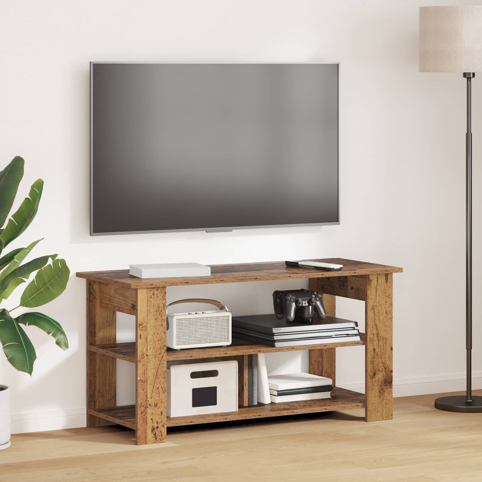 vidaXL TV-standaard Sonoma Eiken 100 x 40 x 50 cm