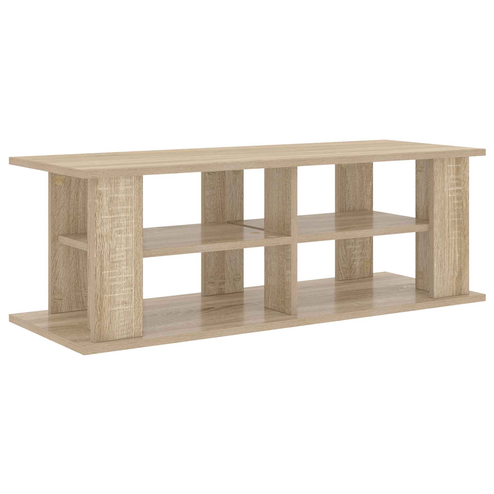 vidaXL TV-standaard Zwart Eiken 96 x 35 x 33,5 cm