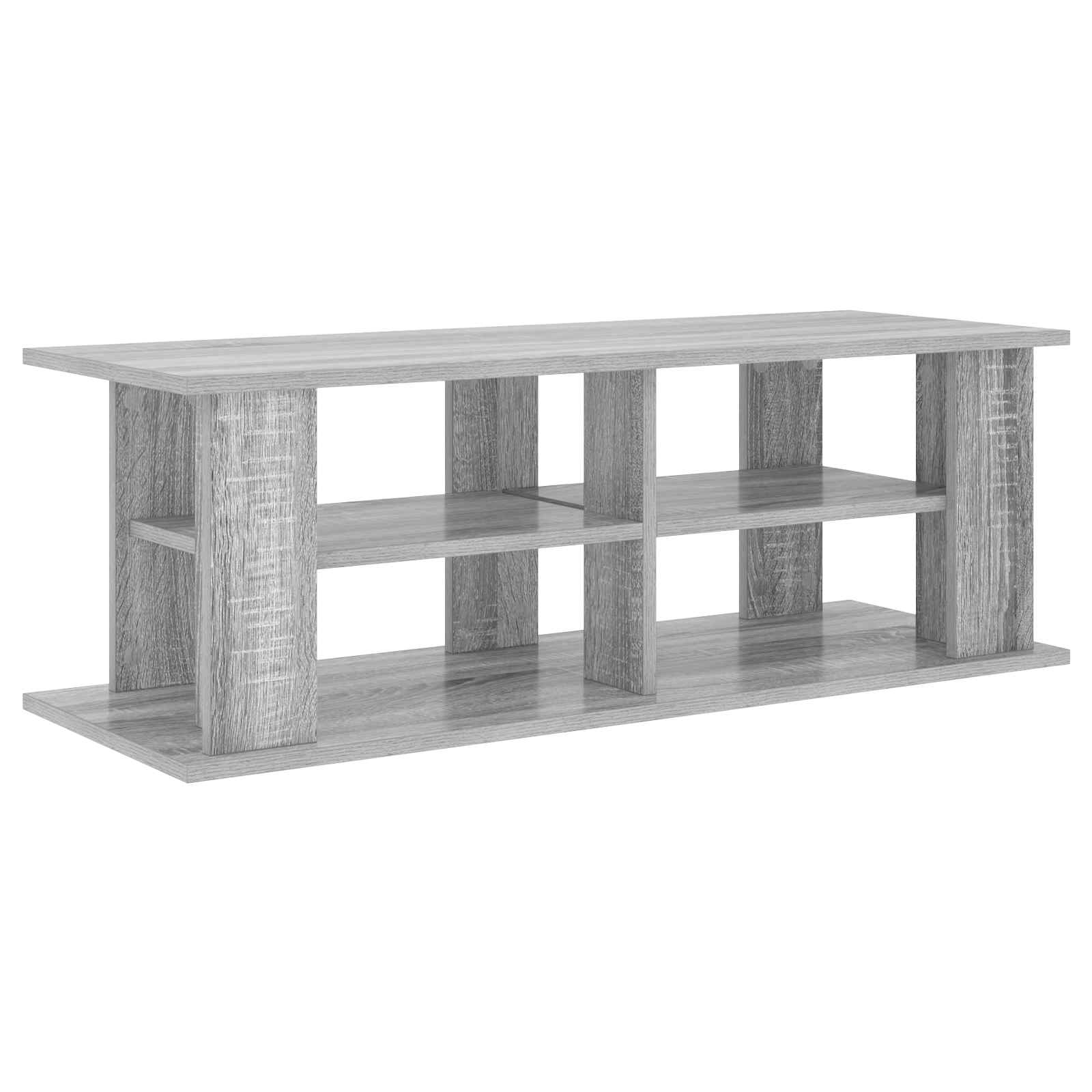 vidaXL TV-standaard Zwart Eiken 96 x 35 x 33,5 cm