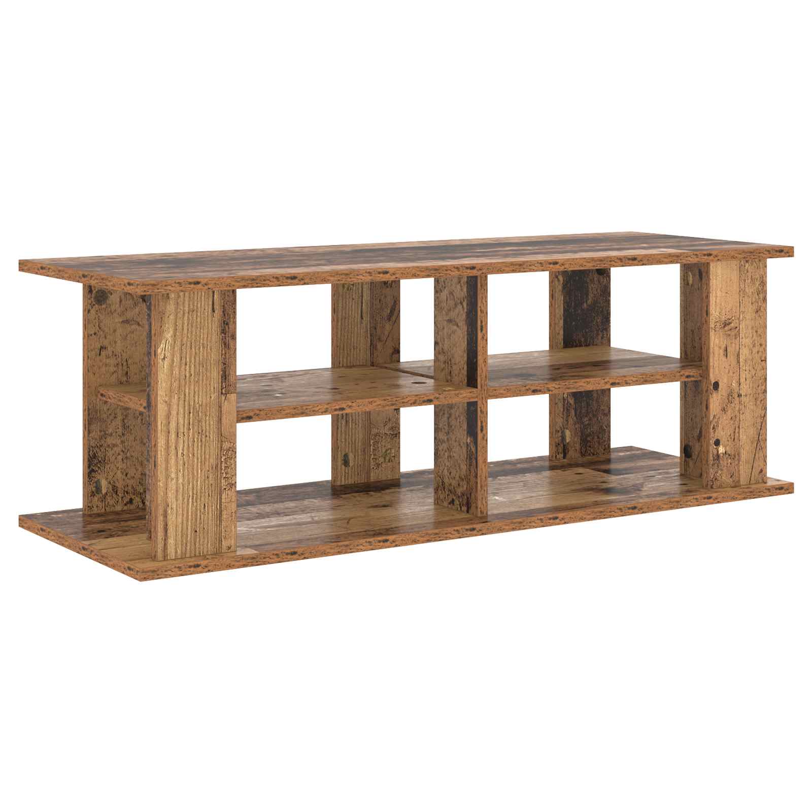 vidaXL TV-standaard Zwart Eiken 96 x 35 x 33,5 cm