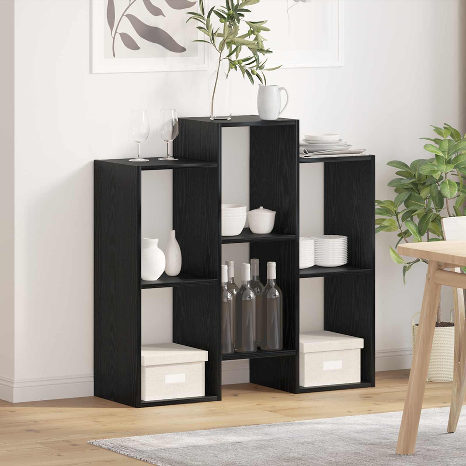 vidaXL Dressoir Sonoma Eiken 90 x 30 x 90 cm