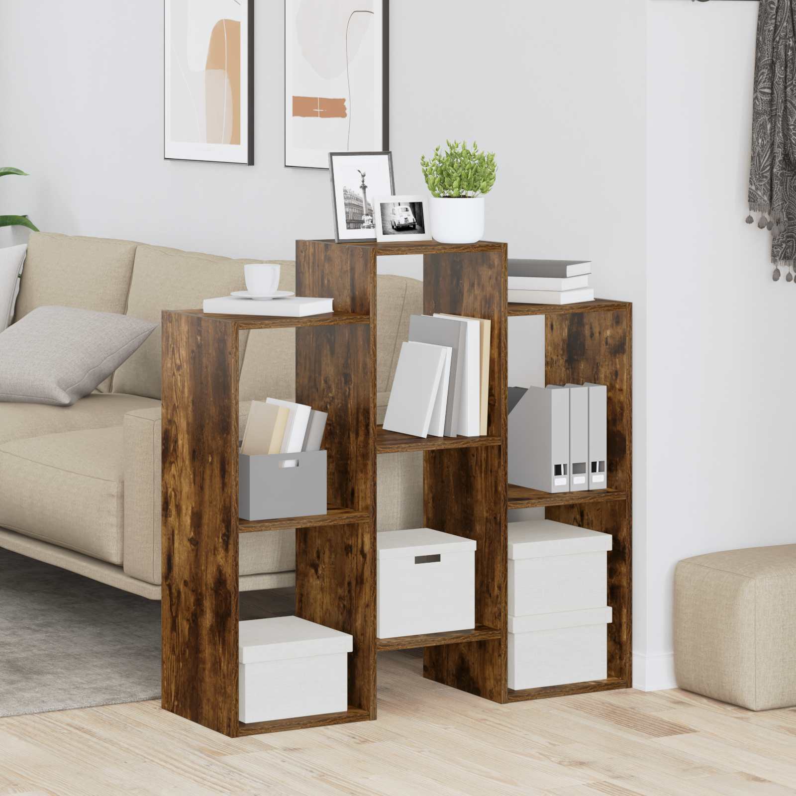 vidaXL Dressoir Sonoma Eiken 90 x 30 x 90 cm