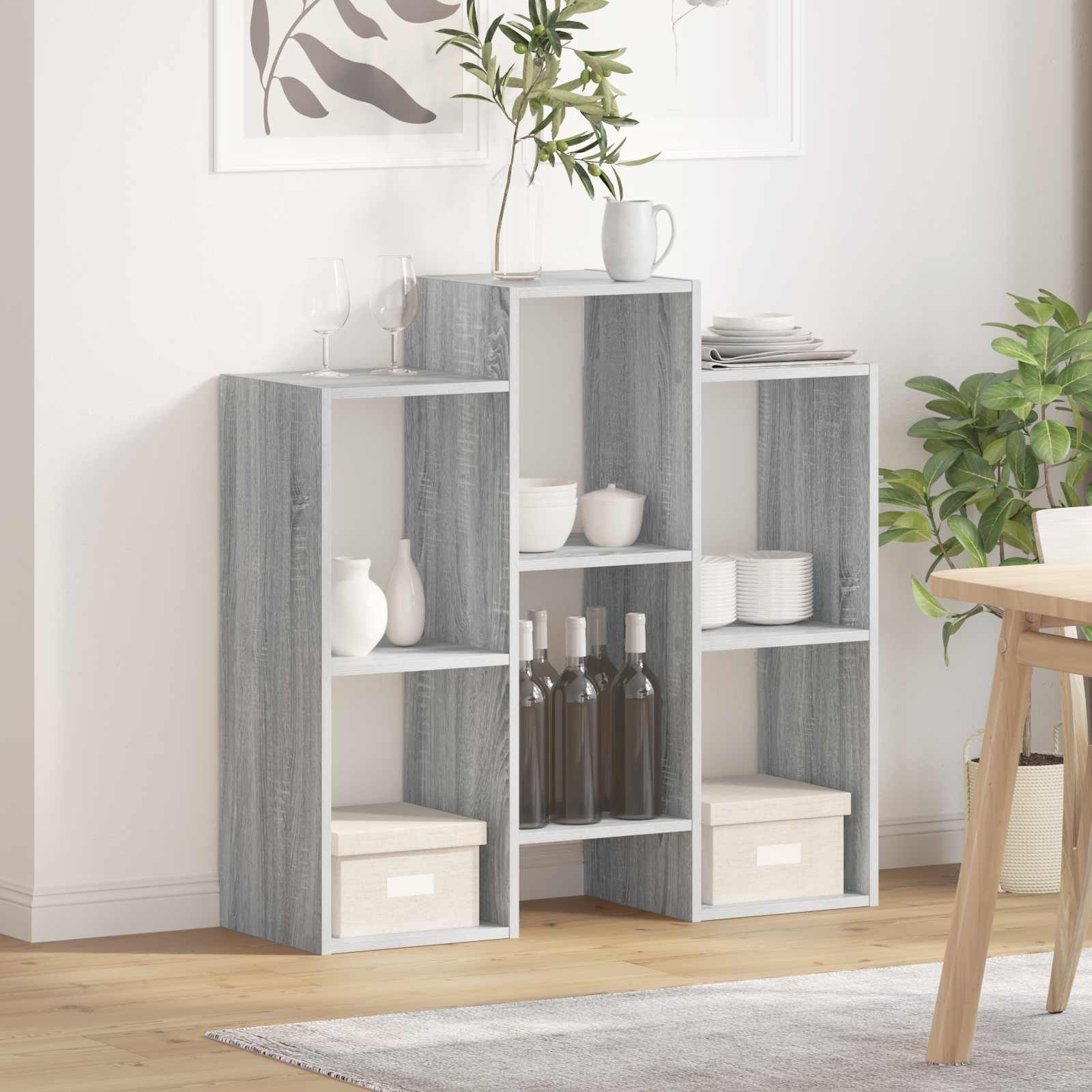 vidaXL Dressoir Sonoma Eiken 90 x 30 x 90 cm
