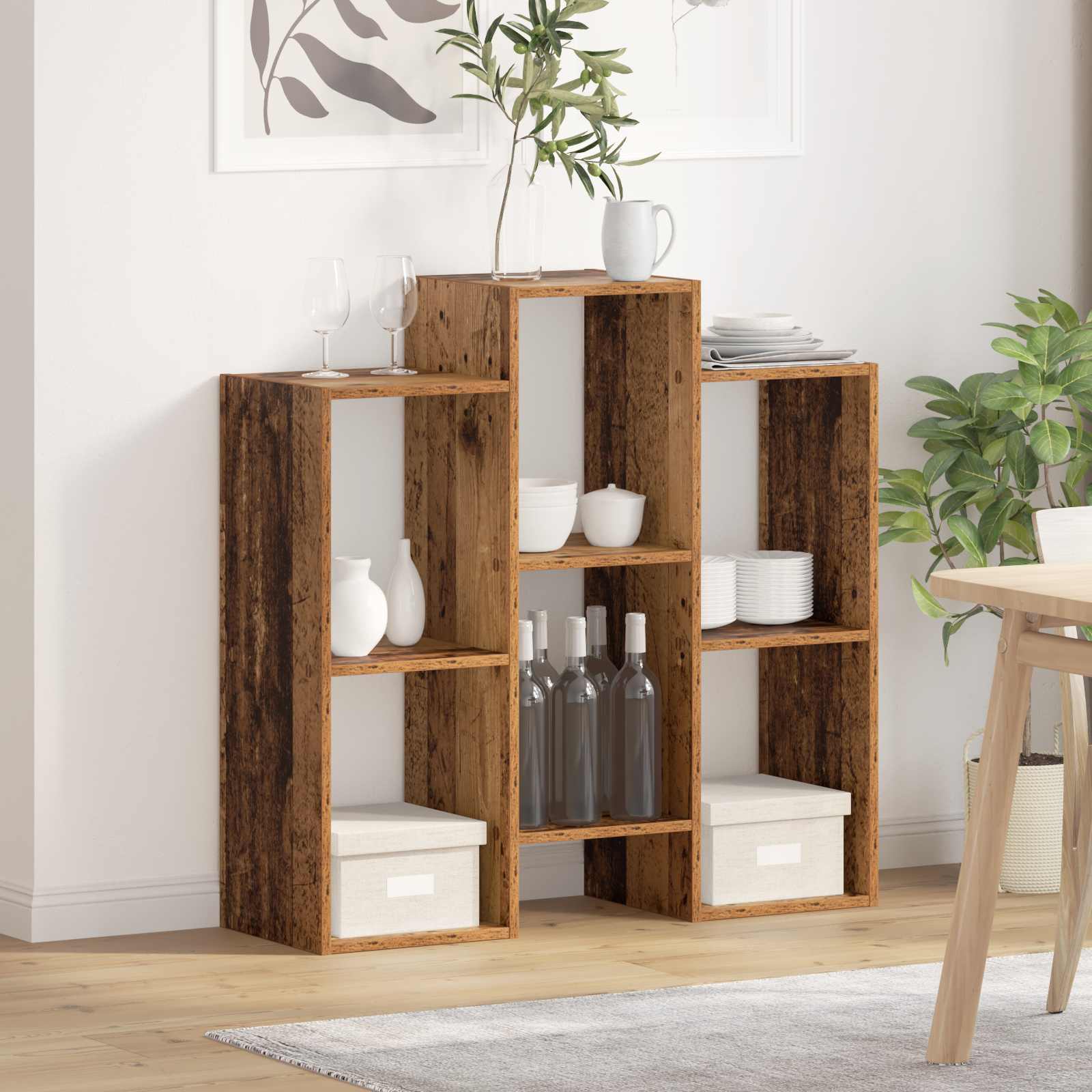 vidaXL Dressoir Sonoma Eiken 90 x 30 x 90 cm