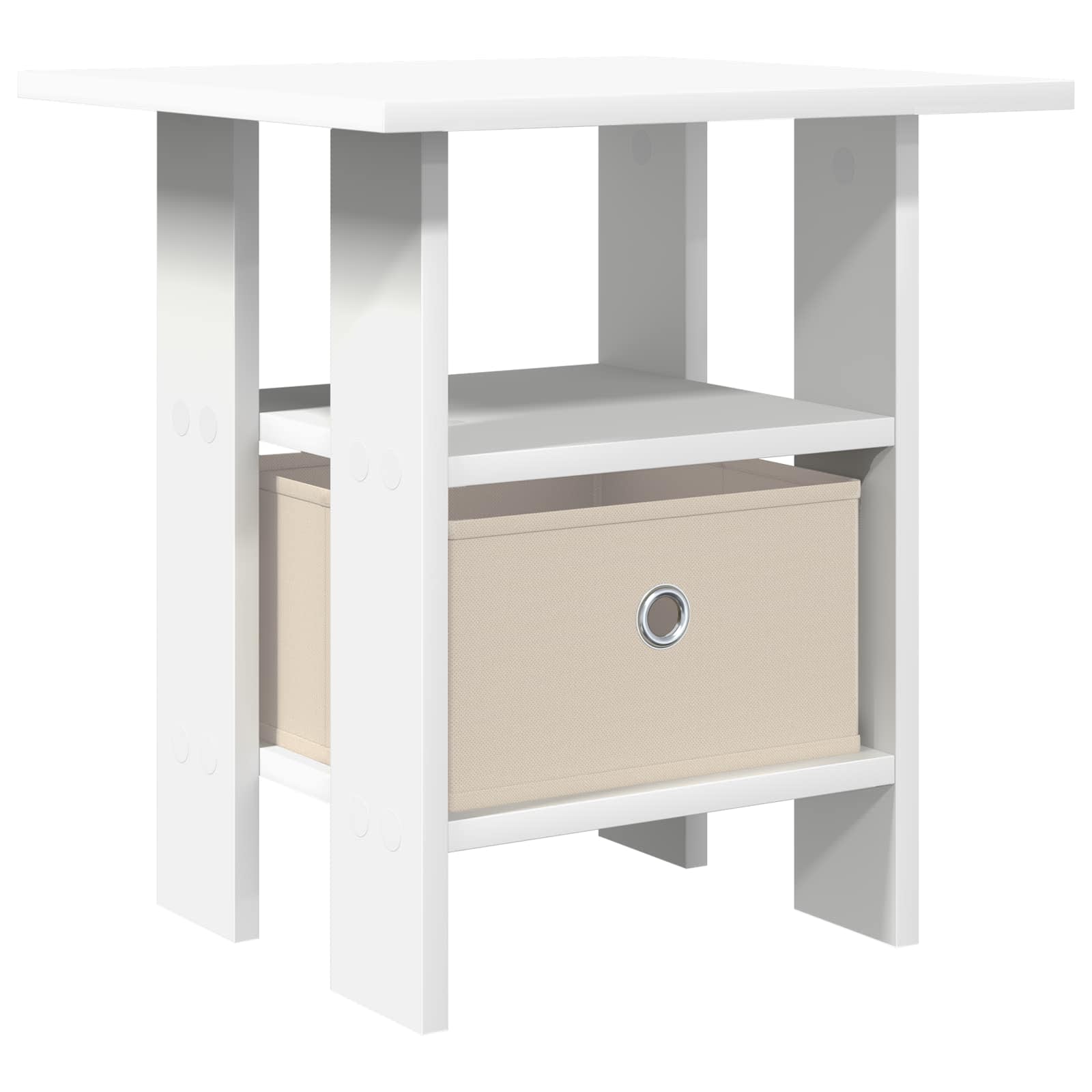 vidaXL Nachtkastje 2 pcs Artisan Eiken 41 x 40 x 45 cm Bewerkt hout