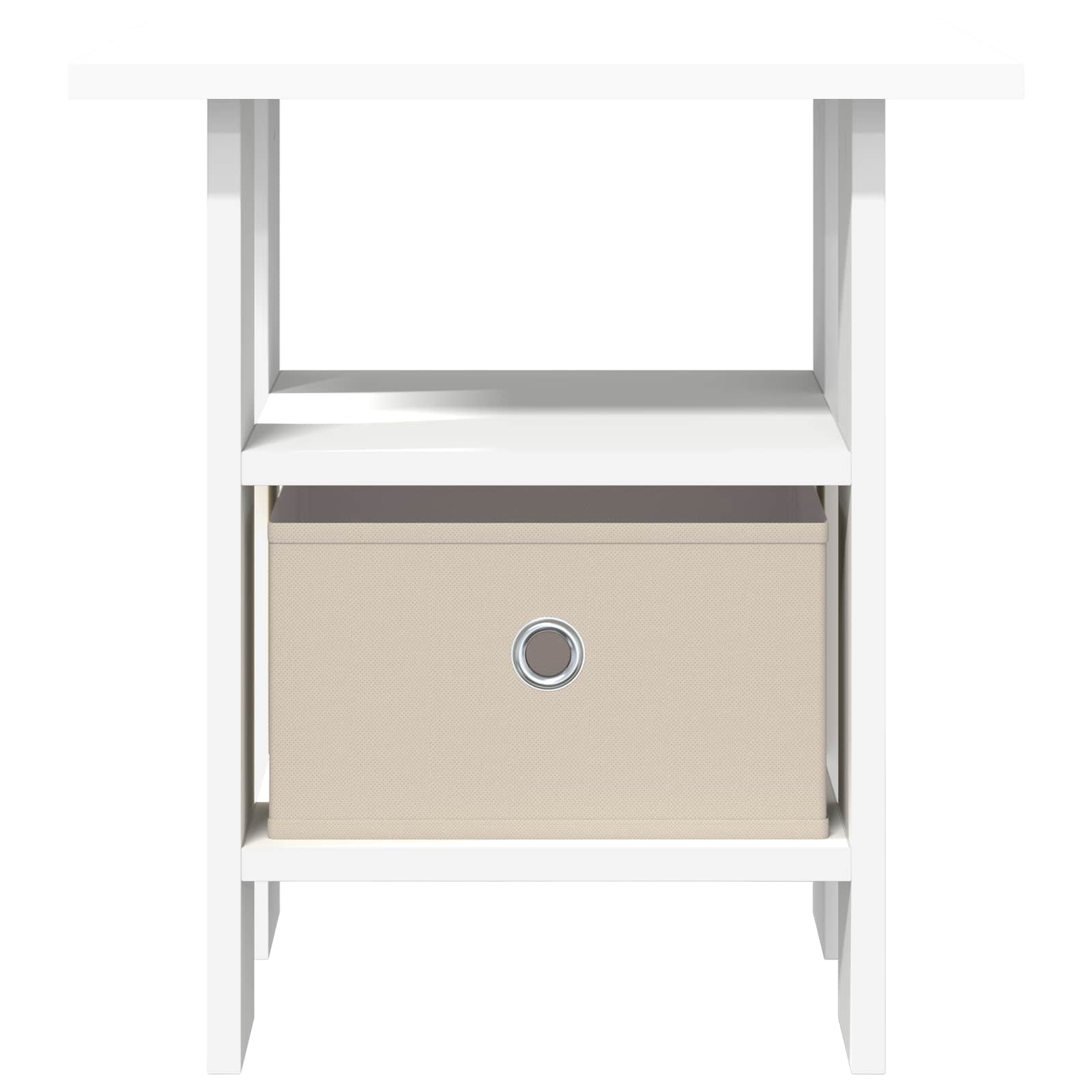 vidaXL Nachtkastje 2 pcs Artisan Eiken 41 x 40 x 45 cm Bewerkt hout
